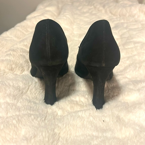 Black suede heels - Picture 3 of 4